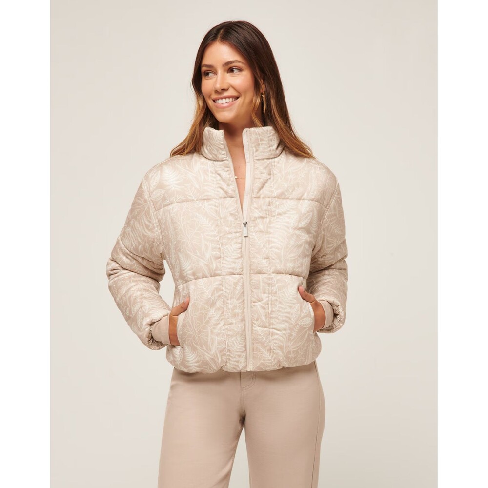 Travis Mathew Mont Blanc Puffer 2.0 Jacket Atmosphere Neutral Womens Small